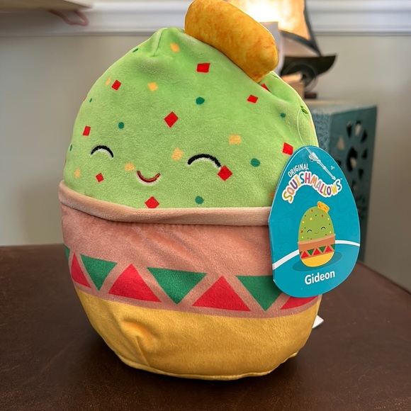 Squishmallow 10” Gideon Guacamole AUTHENTIC Kellytoy Soft Plush Toy - Picture 4 of 12